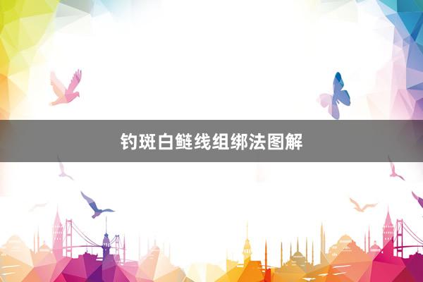 钓斑白鲢线组绑法图解